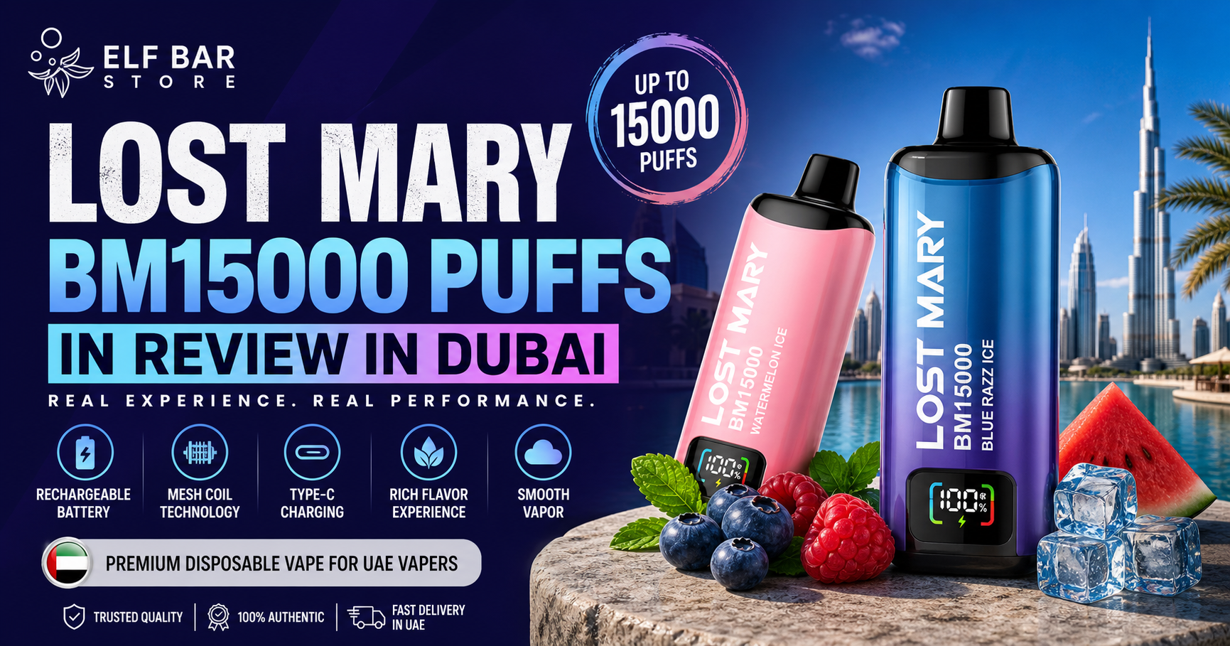 Lost Mary BM15000 Review in Dubai