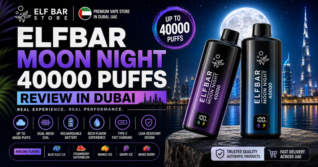 ElfBar Moon Night 40000 Puffs Review in Dubai