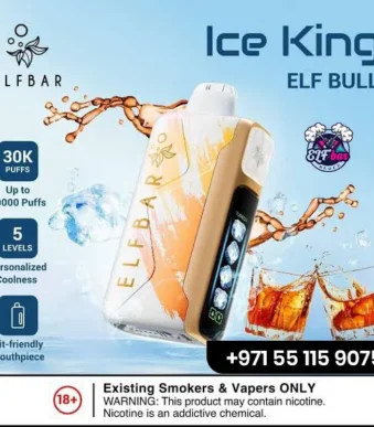 ELF BAR Ice King 30000 Puffs ELF BULL Disposable Vape in UAE