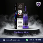 Al Fakher Crown Bar E Hose X 60k Puffs Blueberry gum in Dubai UAE