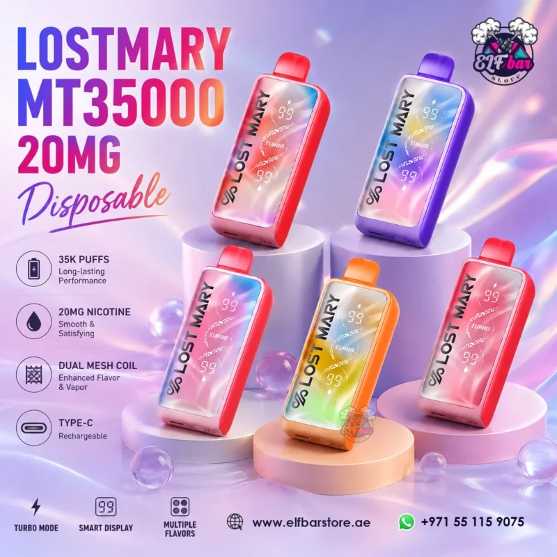 Lost Mary Turbo MT35000 Puffs 20mg Nicotine In Dubai
