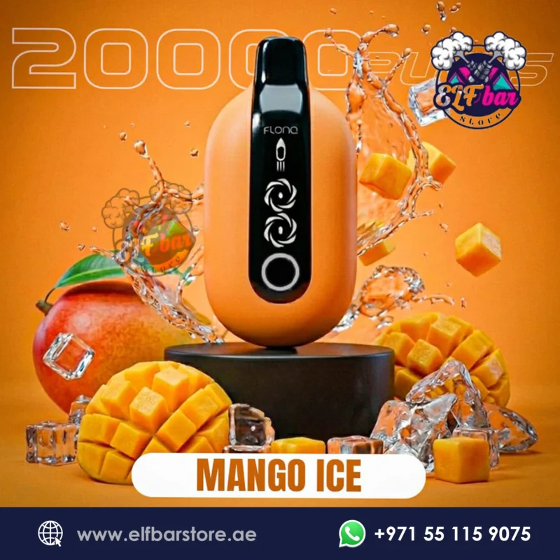 Malaki Flonq Ultra 20K Puffs Mango Ice in Dubai UAE