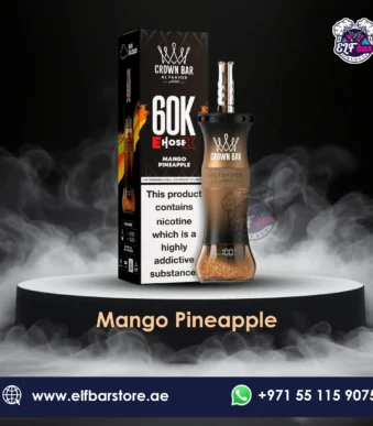 Al Fakher Crown Bar E Hose X 60000 Puffs Mango Pineapple in Dubai UAE