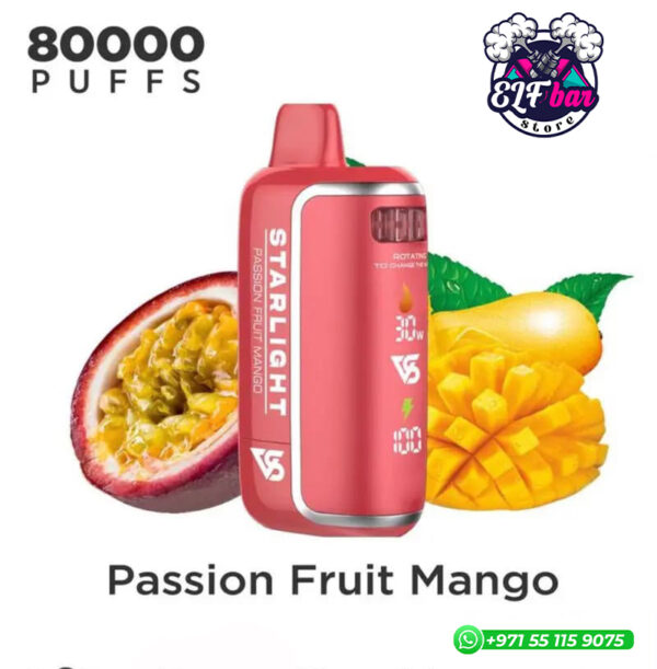 VapeSoul Starlight 80k Puffs Passion Fruit Mango in Dubai