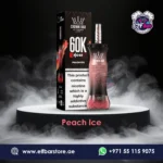 Al Fakher Crown Bar E Hose X 60K Puffs Peach Ice in Dubai