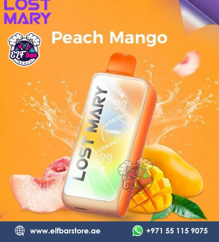 Lost Mary Turbo MT35000 Puffs 20mg Nicotine Peach Mango In Dubai, UAE