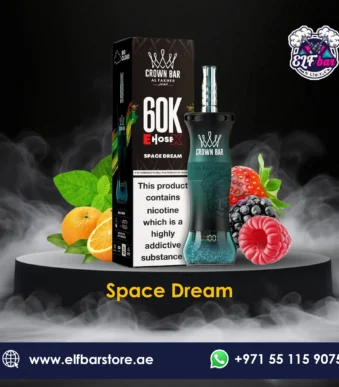 Al Fakher Crown Bar E Hose X 60000 Puffs Space Dream in Dubai