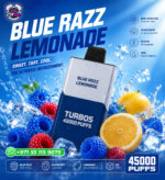 Bounce X Turbo 45000 Puffs Blue Razz Lemonade Disposable Vape in Dubai