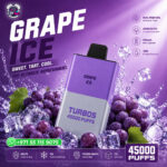 Bounce X Turbo 45000 Puffs Grape ICE Disposable Vape in Dubai