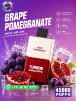Bounce X Turbo 45000 Puffs Grape Pomegranate Disposable Vape in Dubai