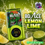 Bounce Turbo 60K 20Mg Disposable Vape Lemon Lime in Dubai UAE