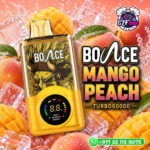 Bounce Turbo 60K 20Mg Disposable Vape Mango Peach in Dubai UAE