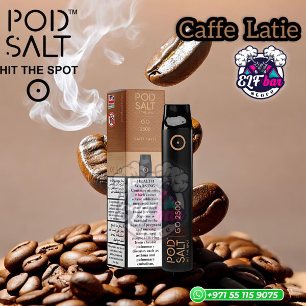 Pod Salt Go Caffe Latte 2500 Puffs in Dubai
