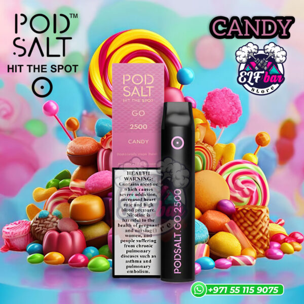 Pod Salt Go Candy 2500 Puffs in Sharjah UAE