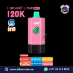 JNR HexaFuse 120K Puffs 6in1 C Series Disposable Vape in Dubai UAE