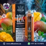 Al Fakher Crown Bar 12K Crystal V2 COOL MANGO Disposable Vape in Dubai UAE