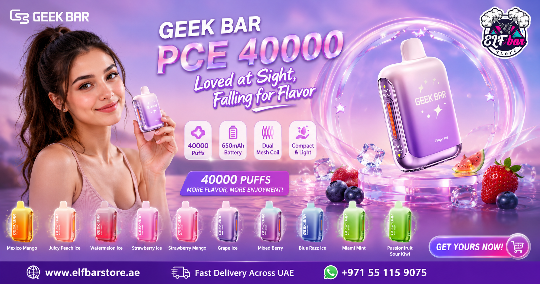 How to Use GEEK BAR PCE 40K Puffs in Dubai UAE