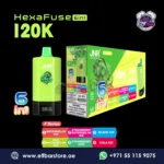 JNR HexaFuse 120K Puffs 6in1 F Series Disposable Vape in Dubai UAE