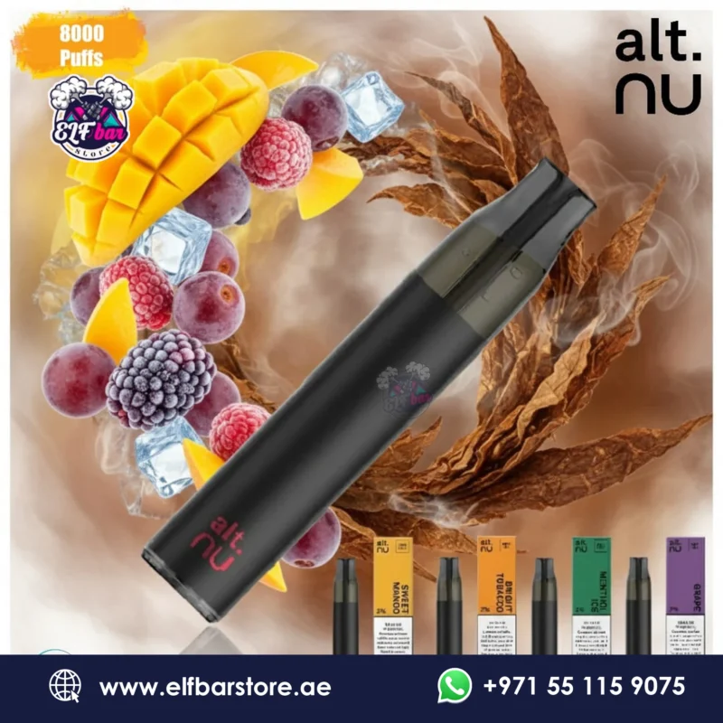 Alt Nu 8000 Puffs Disposable Vape 20mg in Dubai UAE
