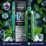 Al Fakher Crown Bar 12K Crystal V2 GUM MINT Disposable Vape in Dubai UAE