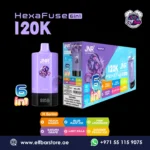 JNR HexaFuse 120K Puffs 6in1 H Series Disposable Vape in Dubai UAE
