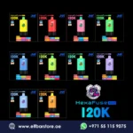 JNR HexaFuse 120K Puffs 6in1 Disposable Vape in Dubai UAE