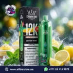 Al Fakher Crown Bar 12K Crystal V2 LEMON MINT Disposable Vape in Dubai UAE