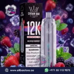 Al Fakher Crown Bar 12K Crystal V2 MIXED BERRY Disposable Vape in Dubai UAE