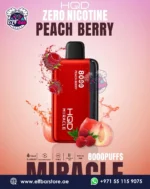 HQD Miracle 8000 Puffs PEACH BERRY Zero Nicotine Vape in Dubai