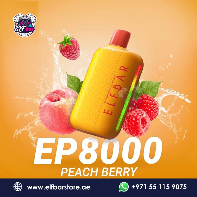 ELF BAR EP 8000 Puffs Peach Berry in Dubai UAE