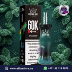 Al Fakher Crown Bar E Hose X 60000 Puffs Spearmint in Dubai UAE