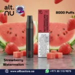 Alt Nu 8000 Puffs STRAWBERRY WATERMELON Disposable Vape 20mg in Dubai UAE