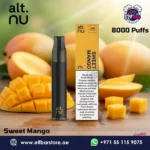 Alt Nu 8000 Puffs SWEET MANGO Disposable Vape 20mg in Dubai UAE