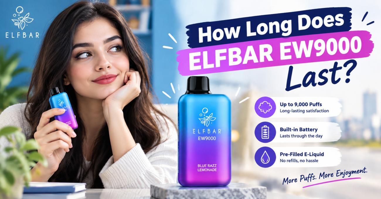 how long does elfbar ew9000 last