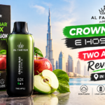 Al Fakher Crown Bar E Hose X 60k Puffs Two Apple Review in Dubai