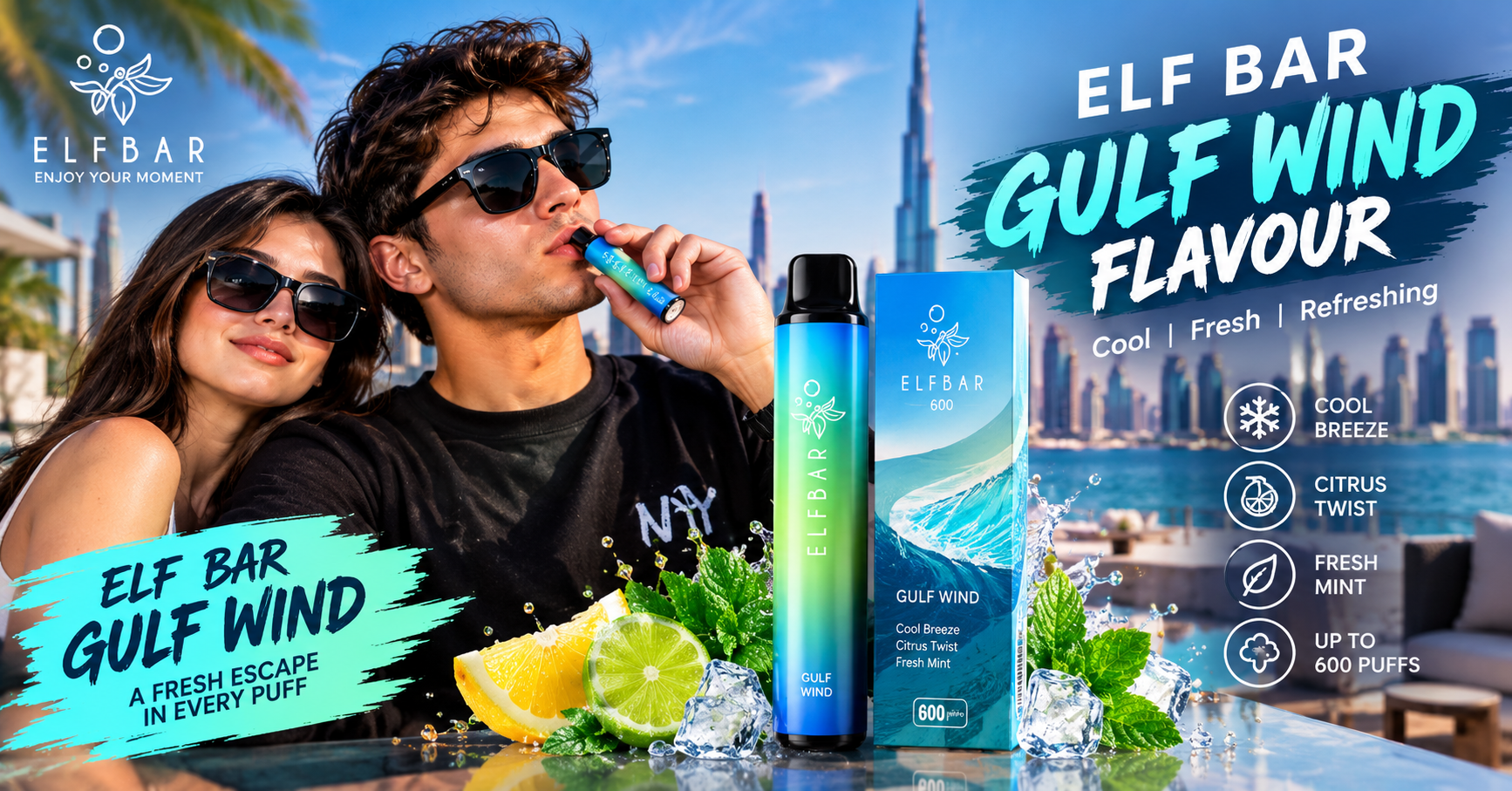elf bar gulf wind flavour
