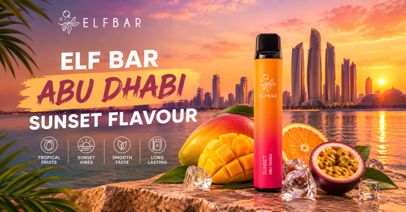 elf bar abu dhabi sunset flavour