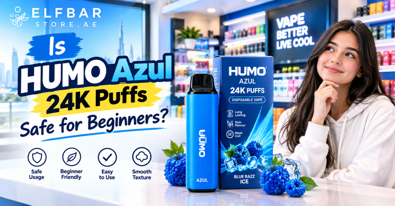 is HUMO Azul 24k Puffs safe for beginners