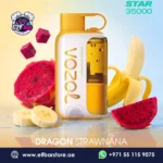 Vozol Star 35000 Puffs DRAGON STRAWNANA Disposable Vape in UAE
