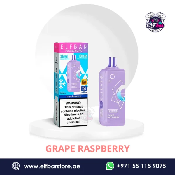 Elfbar Joinone Ice Pod 25k Puffs Grape Raspberry in UAE