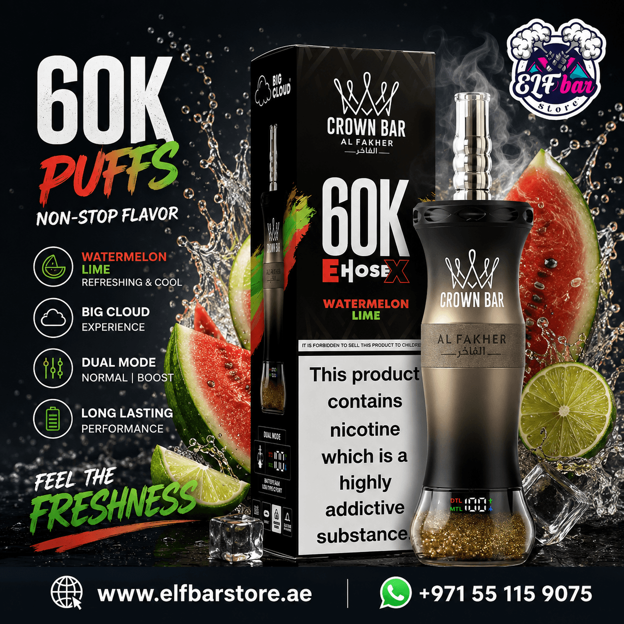 Order Now Elfbar Al Fakher Disposable Vape in UAE