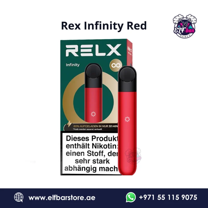 Relx Infinity red in Dubai UAE