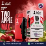 Mazaya Deep Lite Cloud Edge 40000 Puffs TWO APPLE MAX Disposable Vape in Dubai