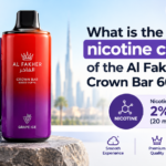 What is the nicotine content of the Al Fakher Crown Bar 60k shisha