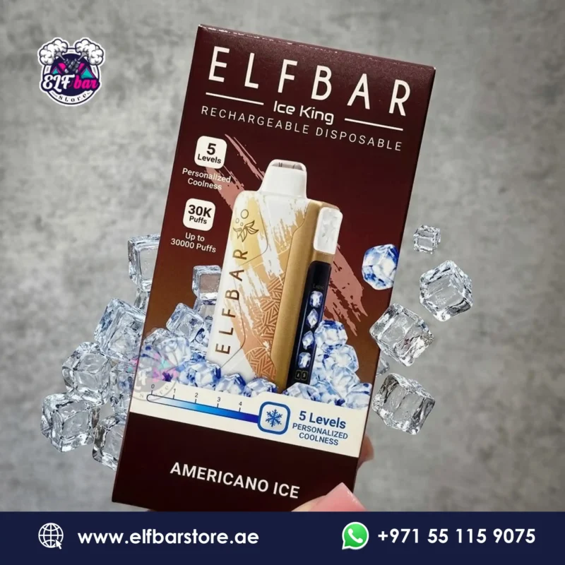 ELF Bar Ice King 30000 Puffs Americano Ice in Dubai UAE