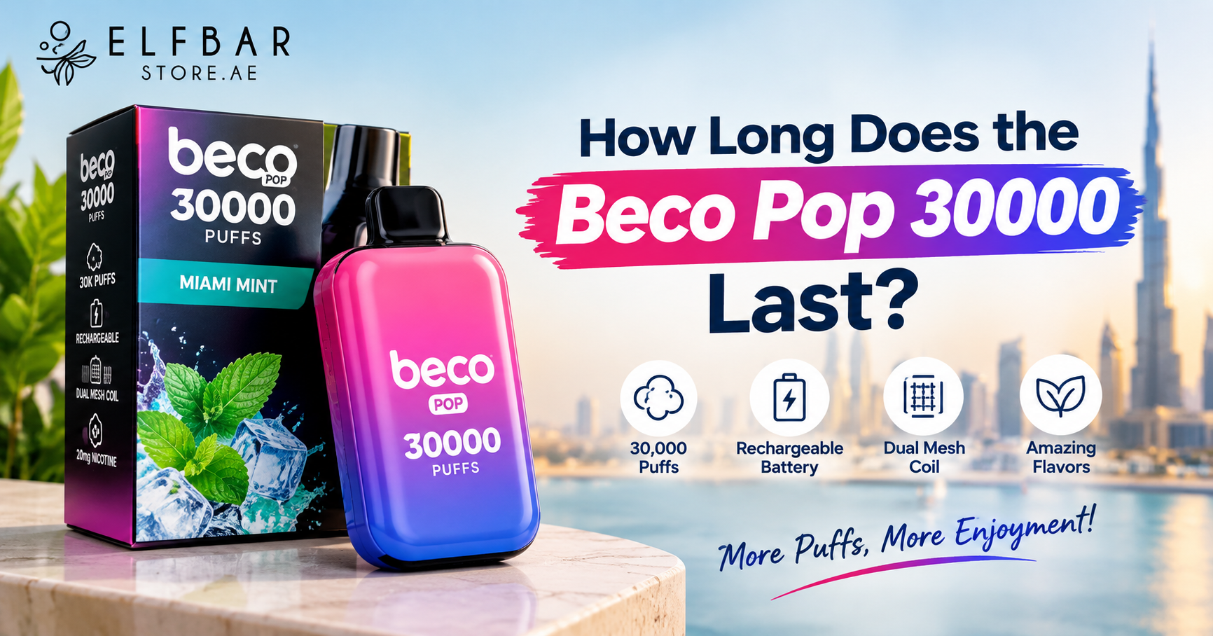 How Long Does the Beco Pop 30000 Last