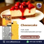 Relx Creator 30000 Puffs Cheesecake in Dubai UAE
