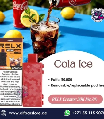 Relx Creator 30000 Puffs Cola Ice in Dubai
