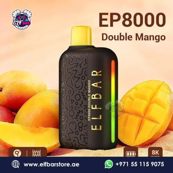 ELF BAR EP 8000 Puffs Double Mango in Dubai UAE