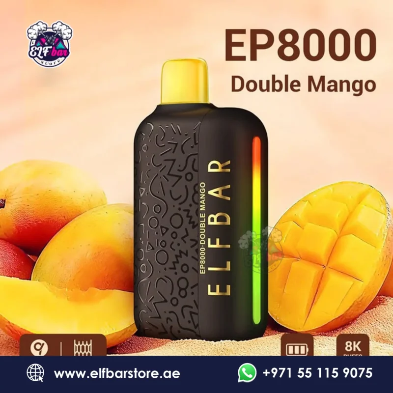 ELF BAR EP 8000 Puffs Double Mango in Dubai UAE